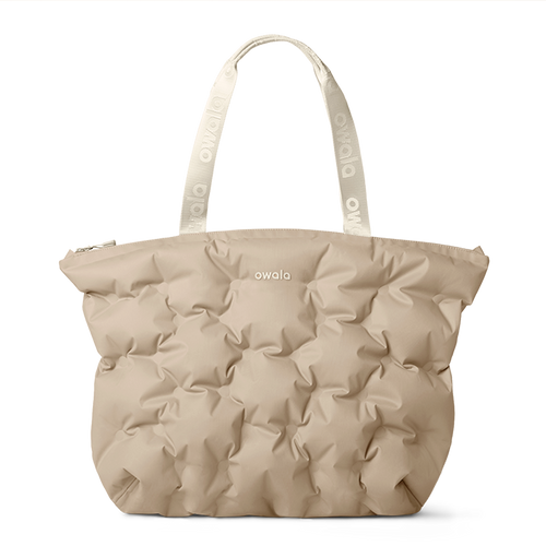 The Cloud Insulated Tote - Polyester / Beige Babe